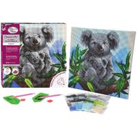 Craft Buddy Crystal Art 30x30cm DIY Kit - Cuddly Koalas 4262