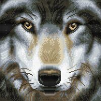 Craft Buddy Crystal Art DIY 30x30cm Kit - Wolf 5818