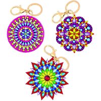 Craft Buddy Crystal Art DIY Mandala Keyring Kit 9137