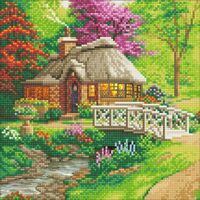 Craft Buddy Crystal Art DIY 30x30cm Kit - Friendship Cottage 9977