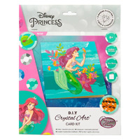 CrystalArt DIY Card Kit - Disney Princess Little Mermaid 0522