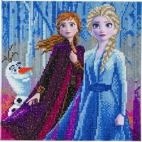 Craft Buddy Crystal Art DIY 30x30 cm Kit - Disney Frozen II Elsa, Anna & Olaf 0706