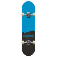 RAMPAGE Plain Third Blue/Black stain 7.75" complete skateboard R2020PLT