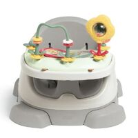 Mamas & Papas Baby Bug 3-in-1 Floor & Booster Seat with Activity Tray - Pebble Grey