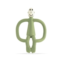 Matchstick Monkey Teething Toy and Gel Applicator - Olive MM-TTOL