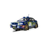 Scalextric Subaru Impreza WRX Carlos Sainz 1995 Monte Carlo Rallye 1:32 Scale Slot Car C4555