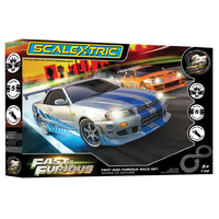 Scalextric Fast and Furious 25 Years 1:32 Scale Slot Car Set C1465S