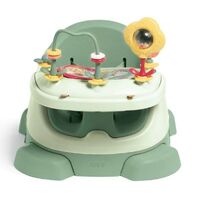 Mamas & Papas Baby Bug 3-in-1 Floor & Booster Seat with Activity Tray - Eucalyptus