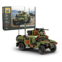 Build Army Humvee M1151 Combat Vehicle 1:33 Scale Building Blocks BAM000