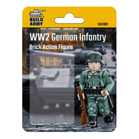 Build Army WW2 German Infantry Soldier Blocks BAF001