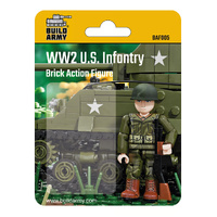 Build Army WW2 US Infantry Soldier Blocks BAF005