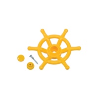 Boat Steering wheel for outdoor playset - YELLOW 350mm