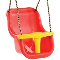 Baby Seat Luxe With Ropes Red/Yellow
