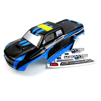 Blackzon Slyder MT Body (Black/Blue) [540106]