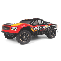 BlackZon Vyper SC Turbo 1:16 Scale 4WD Brushless Short Course Truck - Red/Orange 5402756