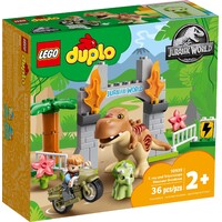 LEGO DUPLO Jurassic World T.rex and Triceratops Dinosaur Breakout 10939