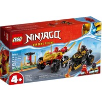 LEGO Ninjago Dragons Rising Kai and Ras's Car and Bike Battle 71789