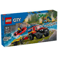 LEGO City 4x4 Fire Engine with Rescue Boat 60412