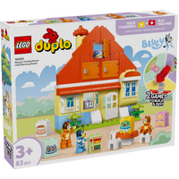 LEGO DUPLO Bluey's Family House with Memory Game 10459