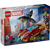 LEGO Marvel Iron Man Car & Black Panther vs. Red Hulk 76310