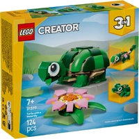 LEGO Creator 3-in-1 Turtle with a Water Lily Flower 31377