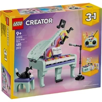 LEGO Creator 3-in-1 Music Decor Piano with Cat 31392