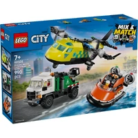 LEGO City Airplane, Service Truck & Hovercraft Remix 60505