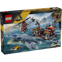 LEGO Jurassic World Mosasaurus Dinosaur Boat Attack 77983