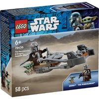 LEGO Star Wars The Mandalorian & Grogu’s Speeder Bike 75436