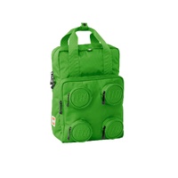 LEGO Brick 2x2 15L Backpack Bright Green 20205-0037