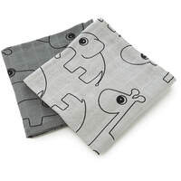 Done by Deer Baby Swaddle Contour Grey