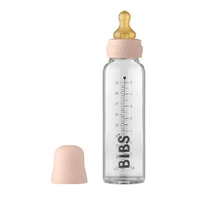 BIBS Baby Glass Bottle 225ml - Blush