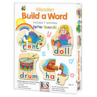 RGS Wooden Build a Word Learning  Puzzle Game RGS5110