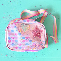 Sweet As Sugar Glitter Shoulder Bag - Pink BG05