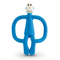 Matchstick Monkey Teething Toy and Gel Applicator - Blue MM-TTB