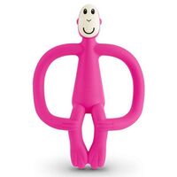 Matchstick Monkey Teething Toy and Gel Applicator - Pink MM-TTP