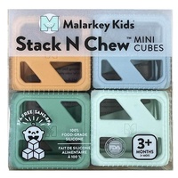 Malarkey Kids Stack N Chew Mini Cubes Earth SNC4P01E