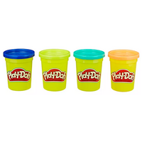 Play-Doh 4 pack Wild Colours B5517