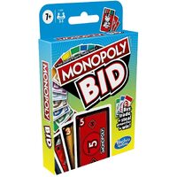 Hasbro Monopoly Bid Card Game F1699