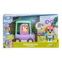 Bluey Chat Mates Figure -  Grannies Car with Janet 18992