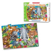 The Learning Journey Animals of the World 50pc Jumbo Floor Puzzle LJ017364