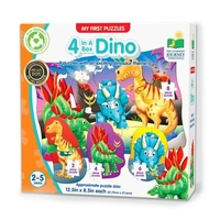 My First Puzzles 4-in-a-box Puzzle Dino LJ629277