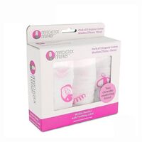 Matchstick Monkey 3 Pack Organic Cotton Muslins Pink 70cm x 70cm**