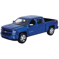 Motor Max Timeless Legends 2017 Chevy Silverado 1500LT Z71 Crew Cab 1:24 Scale MOT79348-BLUE