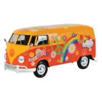 Motor Max Volkswagen Type 2 (T1) Delivery Van (Flower Power) 1:24 Scale 79563