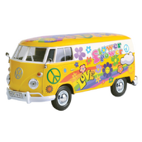 Motor Max Volkswagen Type 2 (T1) Delivery Van (Flower Power) 1:24 Scale Diecast 79575
