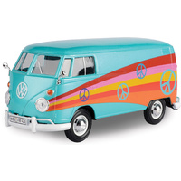 Motor Max Volkswagen Type 2 (T1) Delivery Van (Peace) 1:24 Scale Diecast 79583