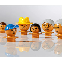 Mobilo Mixed Figures Brown (6 Pieces) MOB128