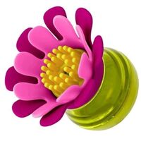Boon Forb Mini Soap Dispensing Silicone Dish Brush - Pink
