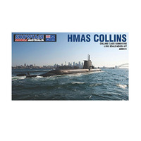 Showcase Models Australia HMAS Collins Class Submarine Plastic Model Kit Scale 1:350 ANN001
